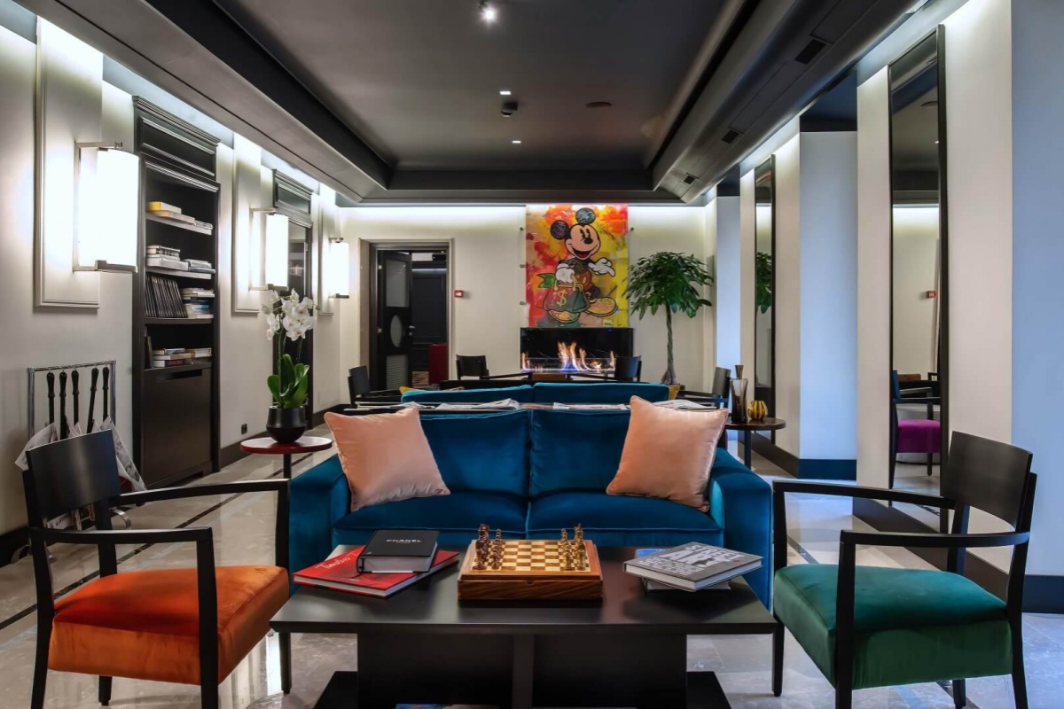 47 Boutique Hotel - Hotel lounge area with plush seating and stylish decor.