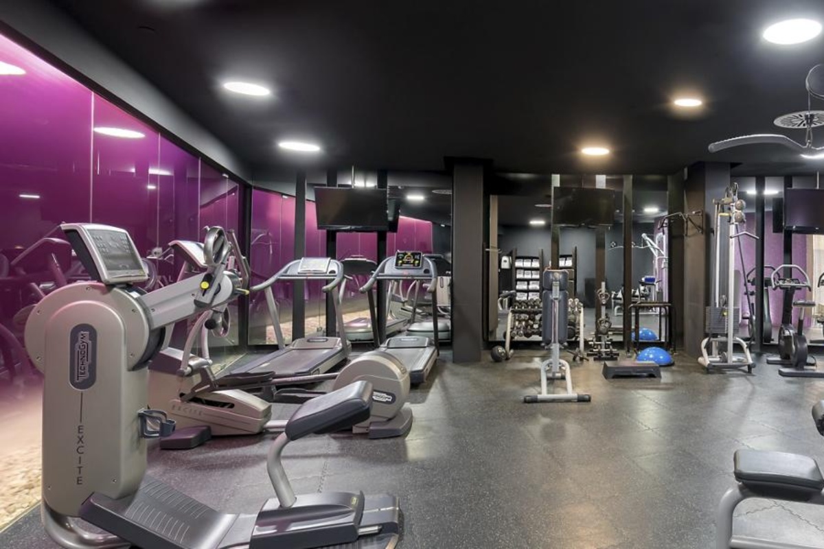 Barcelo Raval - a gym with exercise equipment