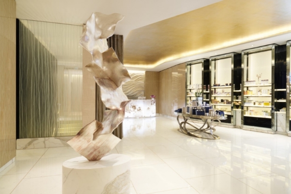 Corinthia Hotel - a sculpture in a room