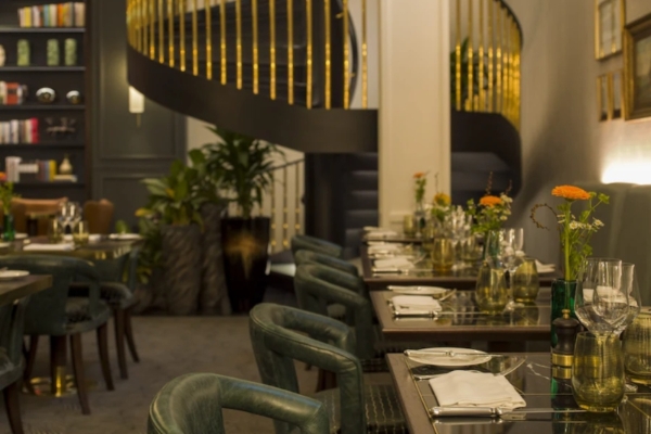 The Guardsman - a restaurant with a spiral staircase