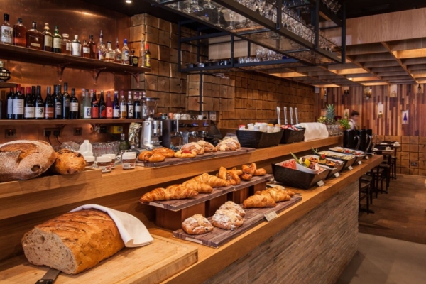 The Piccadilly London West End - a counter with food on it